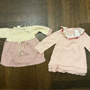girls sweater dresses
Estella dress size newborn 
Shabby chic dress 0-3 Mo.